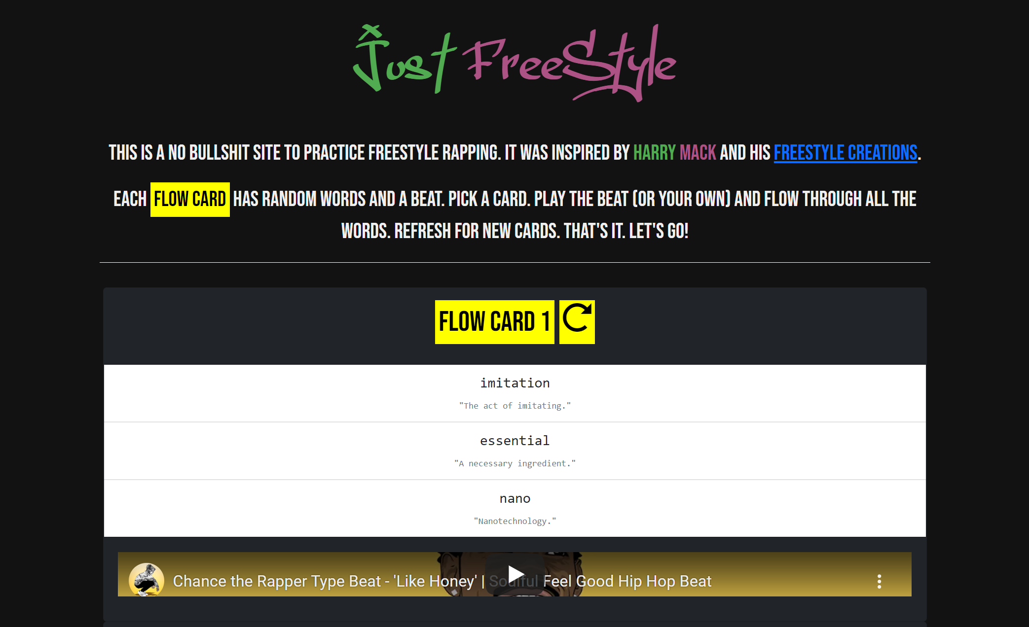 Thumbnail of Just Freestyle
