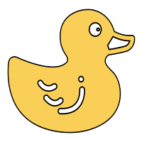 The GMDB Rubber Ducky Logo Small